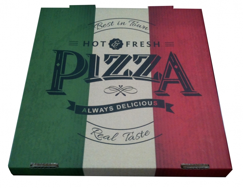 hot fresh pizza box